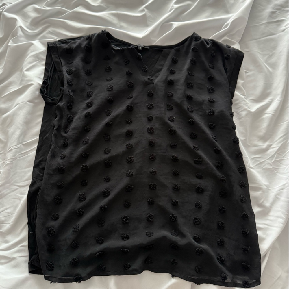 Black Polka Dot Shirt